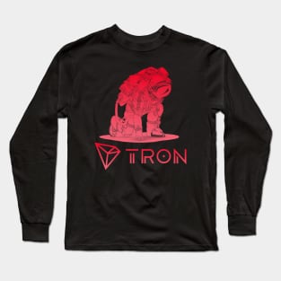 Tron coin Crypto coin Crytopcurrency Long Sleeve T-Shirt